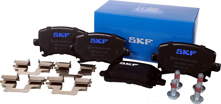 SKF VKBP 90014 - Əyləc altlığı dəsti, əyləc diski www.furqanavto.az