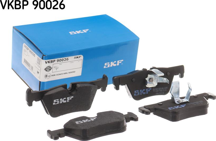 SKF VKBP 90026 - Əyləc altlığı dəsti, əyləc diski furqanavto.az