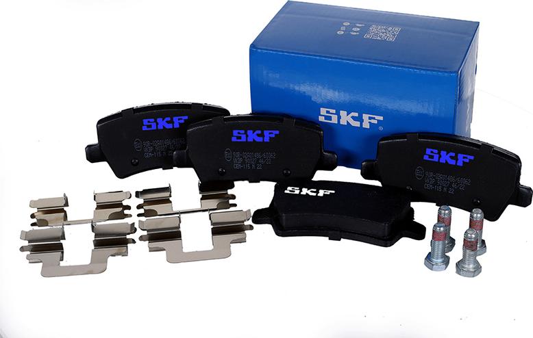 SKF VKBP 90027 - Əyləc altlığı dəsti, əyləc diski furqanavto.az