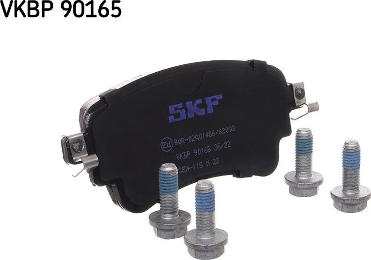 SKF VKBP 90165 - Əyləc altlığı dəsti, əyləc diski furqanavto.az