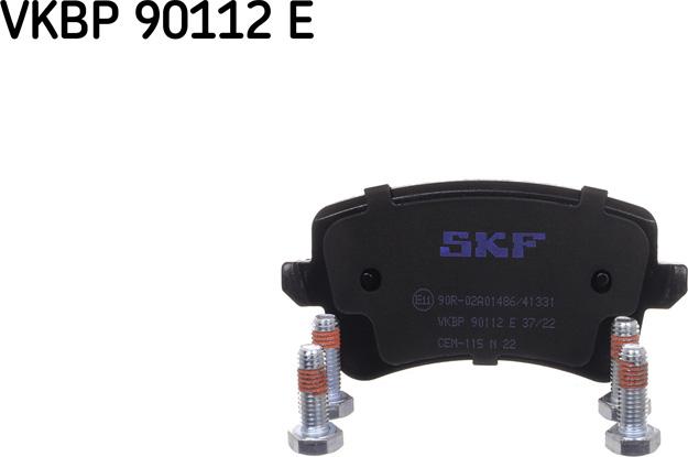 SKF VKBP 90112 E - Əyləc altlığı dəsti, əyləc diski furqanavto.az