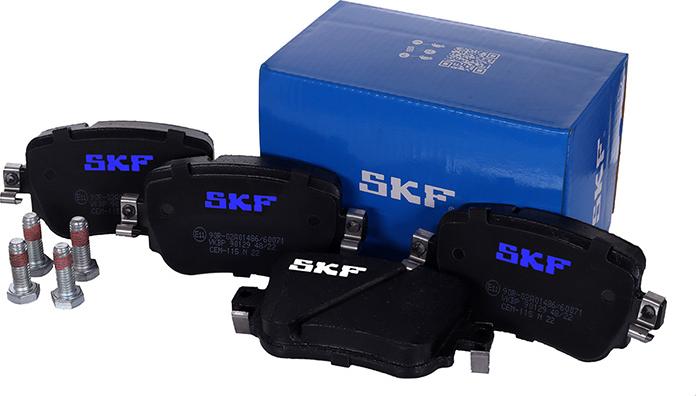 SKF VKBP 90129 - Əyləc altlığı dəsti, əyləc diski furqanavto.az