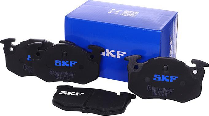 SKF VKBP 90120 - Əyləc altlığı dəsti, əyləc diski furqanavto.az