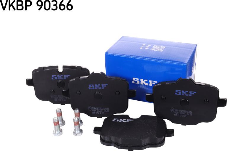 SKF VKBP 90366 - Əyləc altlığı dəsti, əyləc diski furqanavto.az