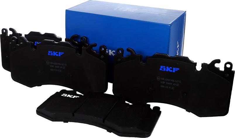 SKF VKBP 80449 - Əyləc altlığı dəsti, əyləc diski furqanavto.az