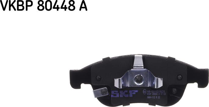 SKF VKBP 80448 A - Əyləc altlığı dəsti, əyləc diski furqanavto.az