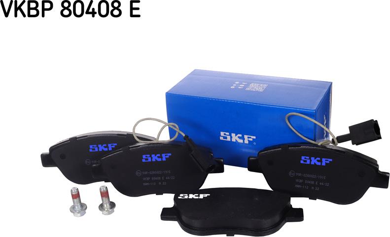 SKF VKBP 80408 E - Əyləc altlığı dəsti, əyləc diski furqanavto.az