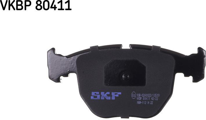 SKF VKBP 80411 - Əyləc altlığı dəsti, əyləc diski furqanavto.az