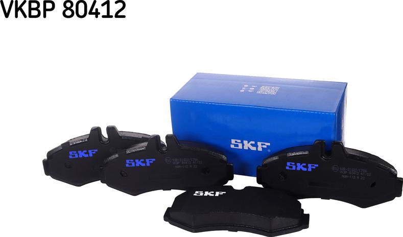 SKF VKBP 80412 - Əyləc altlığı dəsti, əyləc diski furqanavto.az