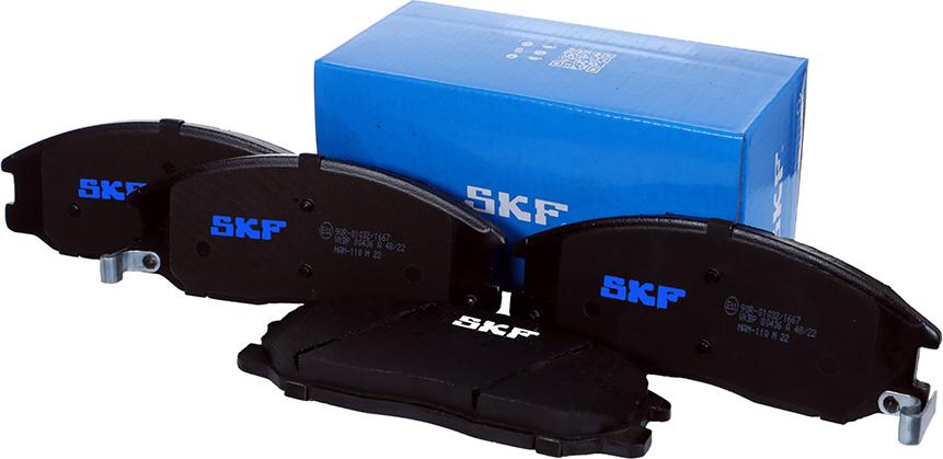 SKF VKBP 80436 A - Əyləc altlığı dəsti, əyləc diski furqanavto.az