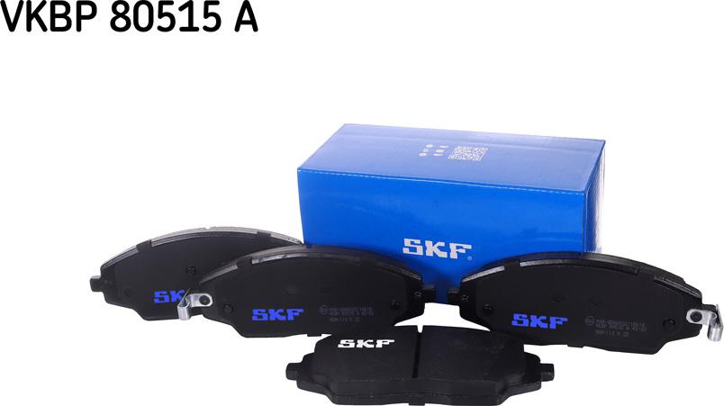 SKF VKBP 80515 A - Əyləc altlığı dəsti, əyləc diski furqanavto.az