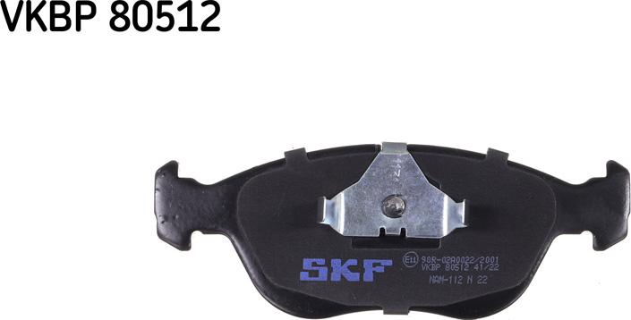 SKF VKBP 80512 - Əyləc altlığı dəsti, əyləc diski furqanavto.az