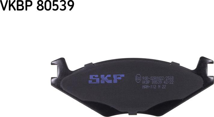 SKF VKBP 80539 - Əyləc altlığı dəsti, əyləc diski furqanavto.az