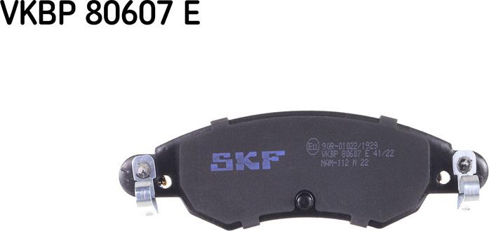 SKF VKBP 80607 E - Əyləc altlığı dəsti, əyləc diski furqanavto.az