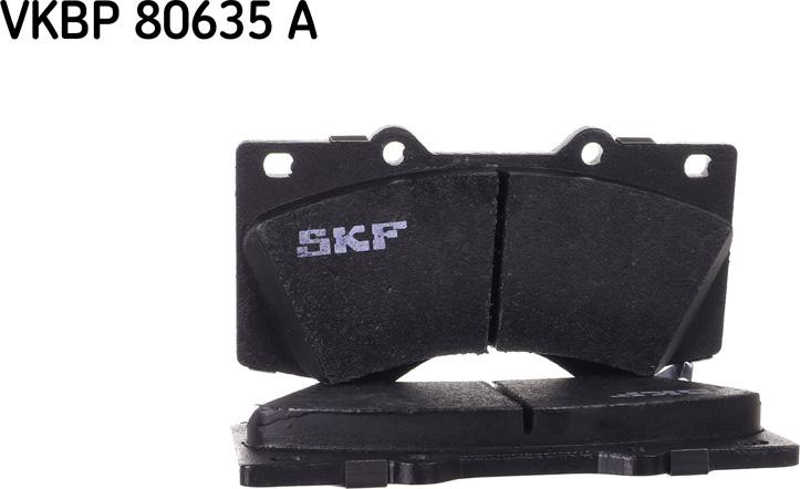 SKF VKBP 80635 A - Əyləc altlığı dəsti, əyləc diski furqanavto.az