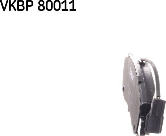 SKF VKBP 80011 E - Əyləc altlığı dəsti, əyləc diski furqanavto.az