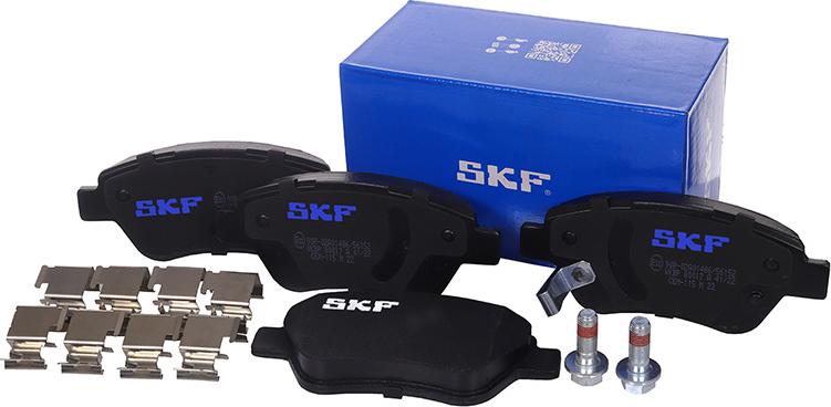 SKF VKBP 80017 A - Əyləc altlığı dəsti, əyləc diski furqanavto.az