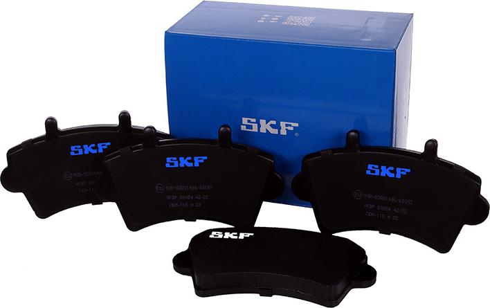 SKF VKBP 80084 - Əyləc altlığı dəsti, əyləc diski furqanavto.az