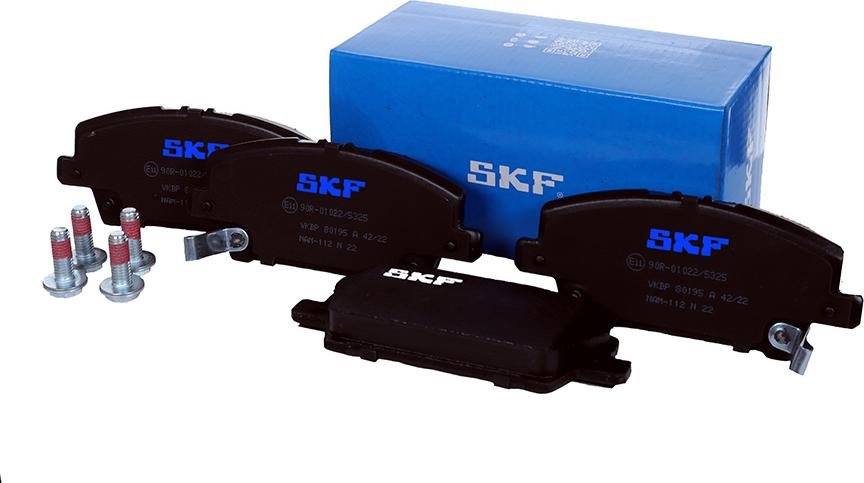 SKF VKBP 80195 A - Əyləc altlığı dəsti, əyləc diski furqanavto.az