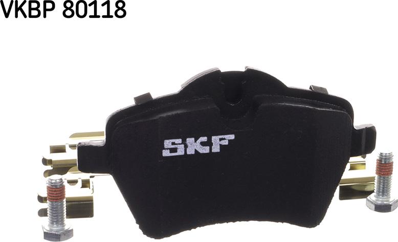 SKF VKBP 80118 - Əyləc altlığı dəsti, əyləc diski furqanavto.az