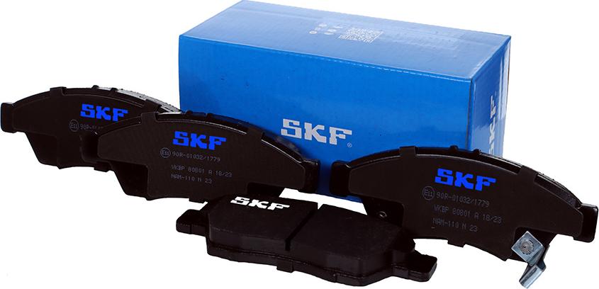 SKF VKBP 80801 A - Əyləc altlığı dəsti, əyləc diski furqanavto.az