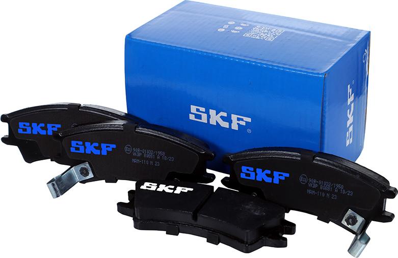 SKF VKBP 80881 A - Əyləc altlığı dəsti, əyləc diski furqanavto.az