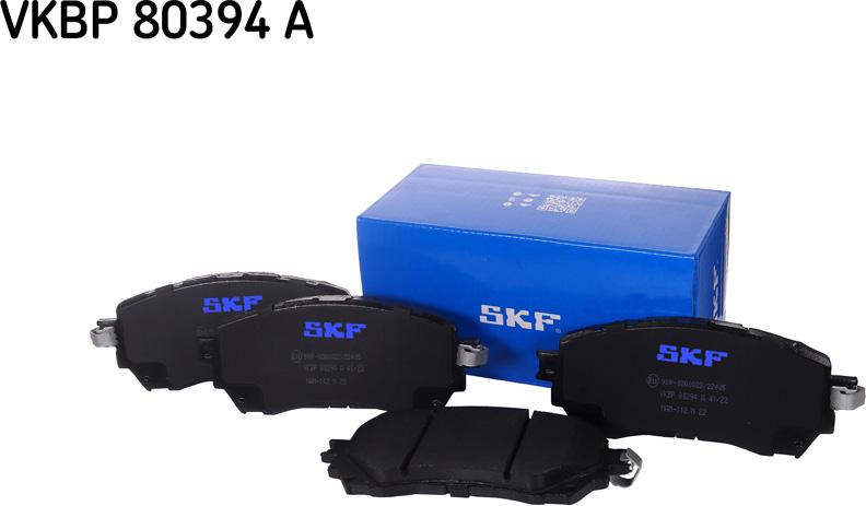 SKF VKBP 80394 A - Əyləc altlığı dəsti, əyləc diski furqanavto.az