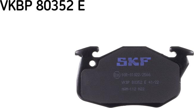 SKF VKBP 80352 E - Əyləc altlığı dəsti, əyləc diski furqanavto.az