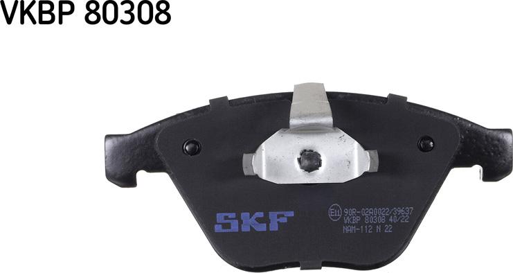 SKF VKBP 80308 - Əyləc altlığı dəsti, əyləc diski furqanavto.az