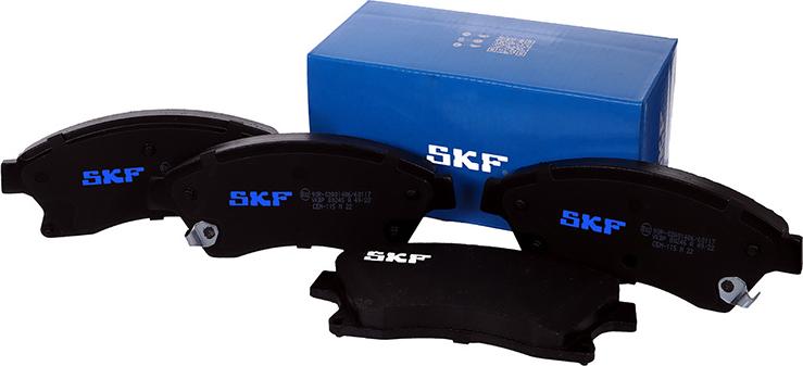 SKF VKBP 80245 A - Əyləc altlığı dəsti, əyləc diski furqanavto.az