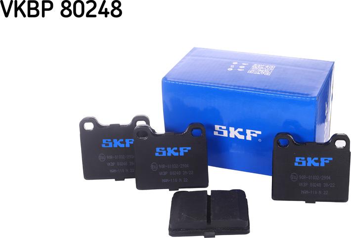 SKF VKBP 80248 - Əyləc altlığı dəsti, əyləc diski www.furqanavto.az