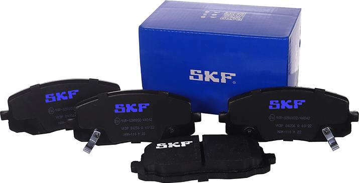 SKF VKBP 80256 A - Əyləc altlığı dəsti, əyləc diski furqanavto.az