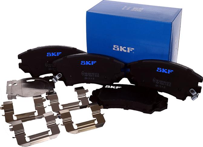 SKF VKBP 80264 A - Əyləc altlığı dəsti, əyləc diski furqanavto.az