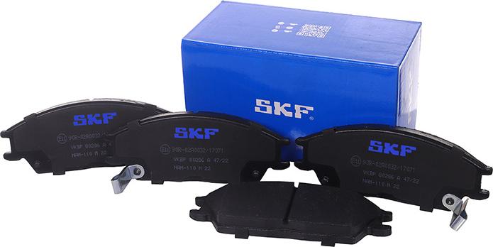 SKF VKBP 80286 A - Əyləc altlığı dəsti, əyləc diski furqanavto.az