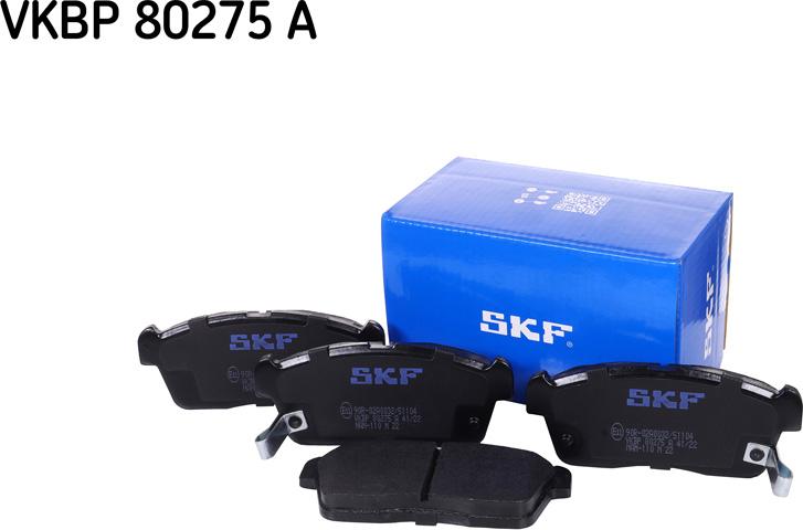 SKF VKBP 80275 A - Əyləc altlığı dəsti, əyləc diski furqanavto.az