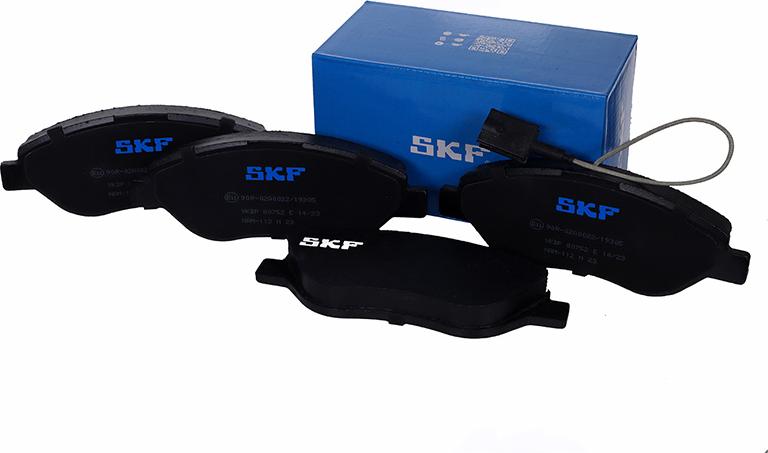 SKF VKBP 80750 E - Əyləc altlığı dəsti, əyləc diski furqanavto.az