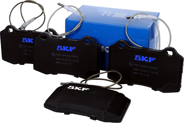 SKF VKBP 81039 E - Əyləc altlığı dəsti, əyləc diski furqanavto.az