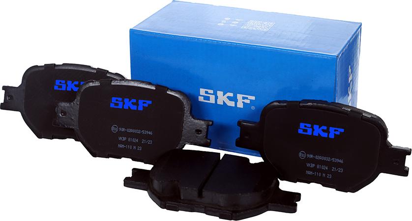 SKF VKBP 81024 - Əyləc altlığı dəsti, əyləc diski furqanavto.az