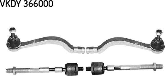 SKF VKDY 366000 - Təmir dəsti, daxili bağlama çubuğu furqanavto.az