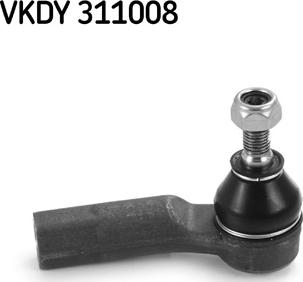 SKF VKDY 311008 - Bağlama çubuğunun sonu furqanavto.az