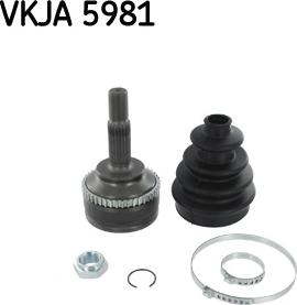 SKF VKJA 5981 - Birləşmə dəsti, ötürücü val furqanavto.az