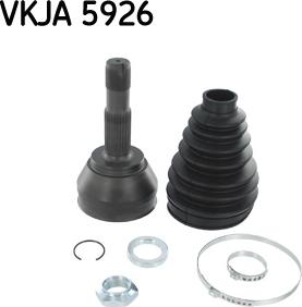 SKF VKJA 5926 - Birləşmə dəsti, ötürücü val furqanavto.az