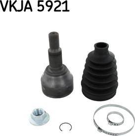 SKF VKJA 5921 - Birləşmə dəsti, ötürücü val furqanavto.az