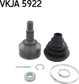 SKF VKJA 5922 - Birləşmə dəsti, ötürücü val furqanavto.az