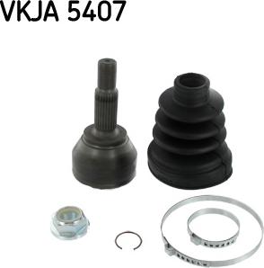SKF VKJA 5407 - Birləşmə dəsti, ötürücü val furqanavto.az
