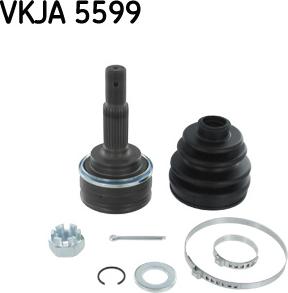 SKF VKJA 5599 - Birləşmə dəsti, ötürücü val furqanavto.az