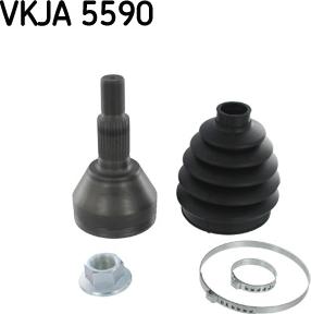 SKF VKJA 5590 - Birləşmə dəsti, ötürücü val furqanavto.az