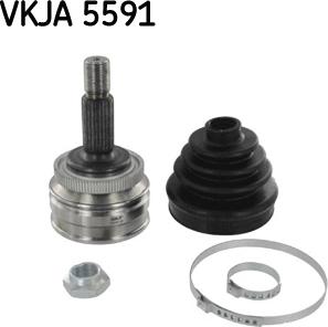 SKF VKJA 5591 - Birləşmə dəsti, ötürücü val furqanavto.az