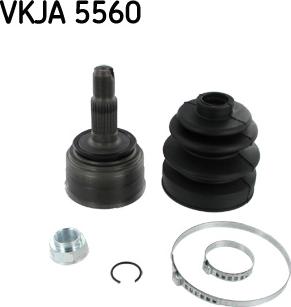 SKF VKJA 5560 - Birləşmə dəsti, ötürücü val furqanavto.az