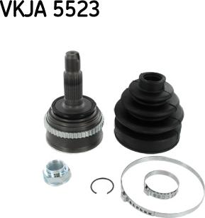 SKF VKJA 5523 - Birləşmə dəsti, ötürücü val furqanavto.az